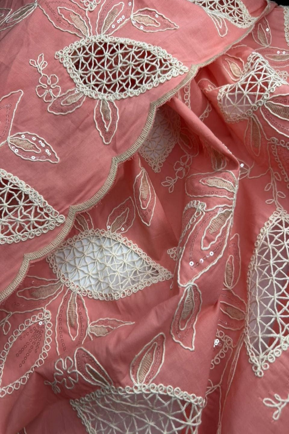 Exquisite Lawn – Hand-Crafted Chikankari Floral Patterns with Sequin Work