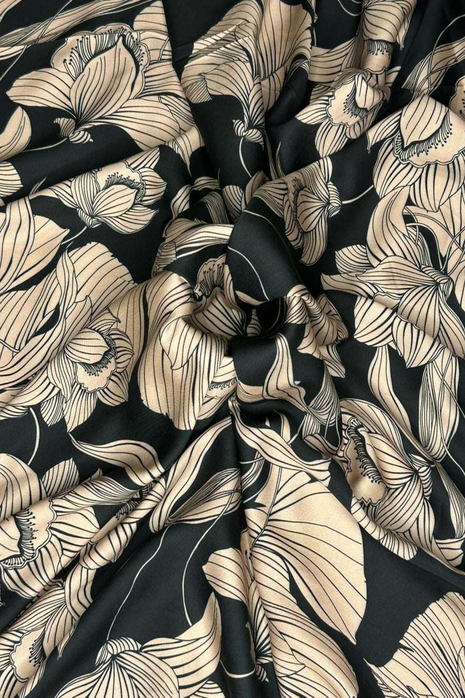 Premium Pure Silk Fabric – Elegant 1 Print Collection