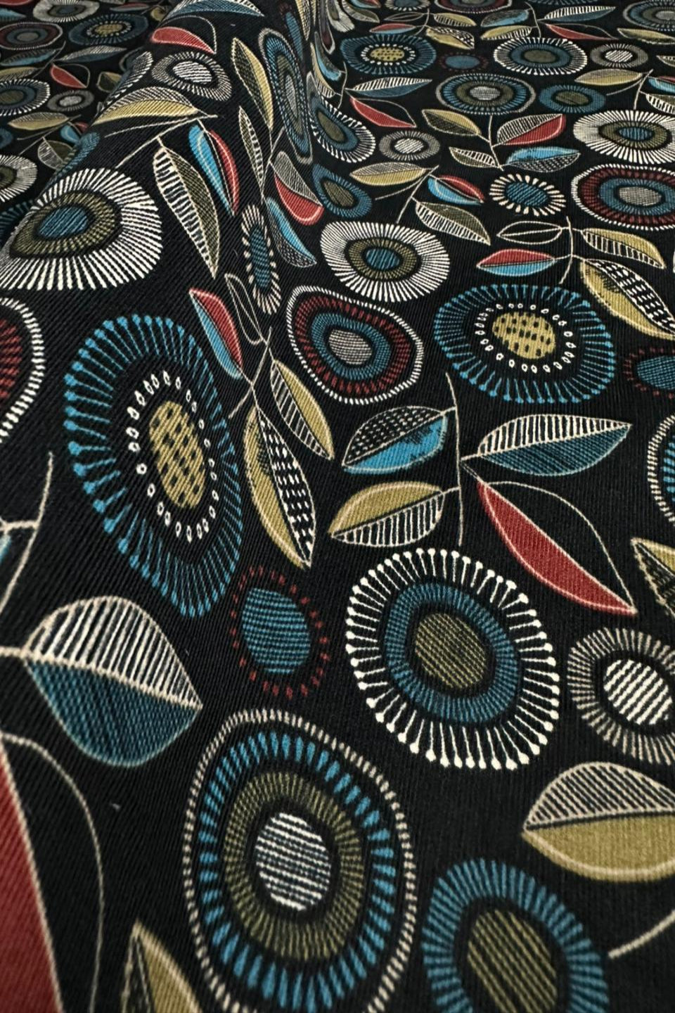 Unstitched Printed Corduroy 2 Piece Suits