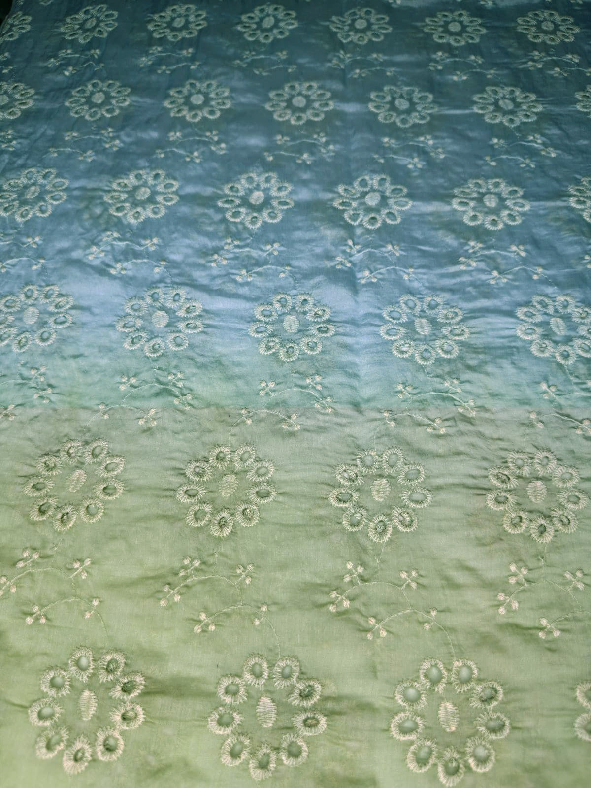 Luxury Paper Silk 2 Tone Chikankari Lawn SHIRT v10