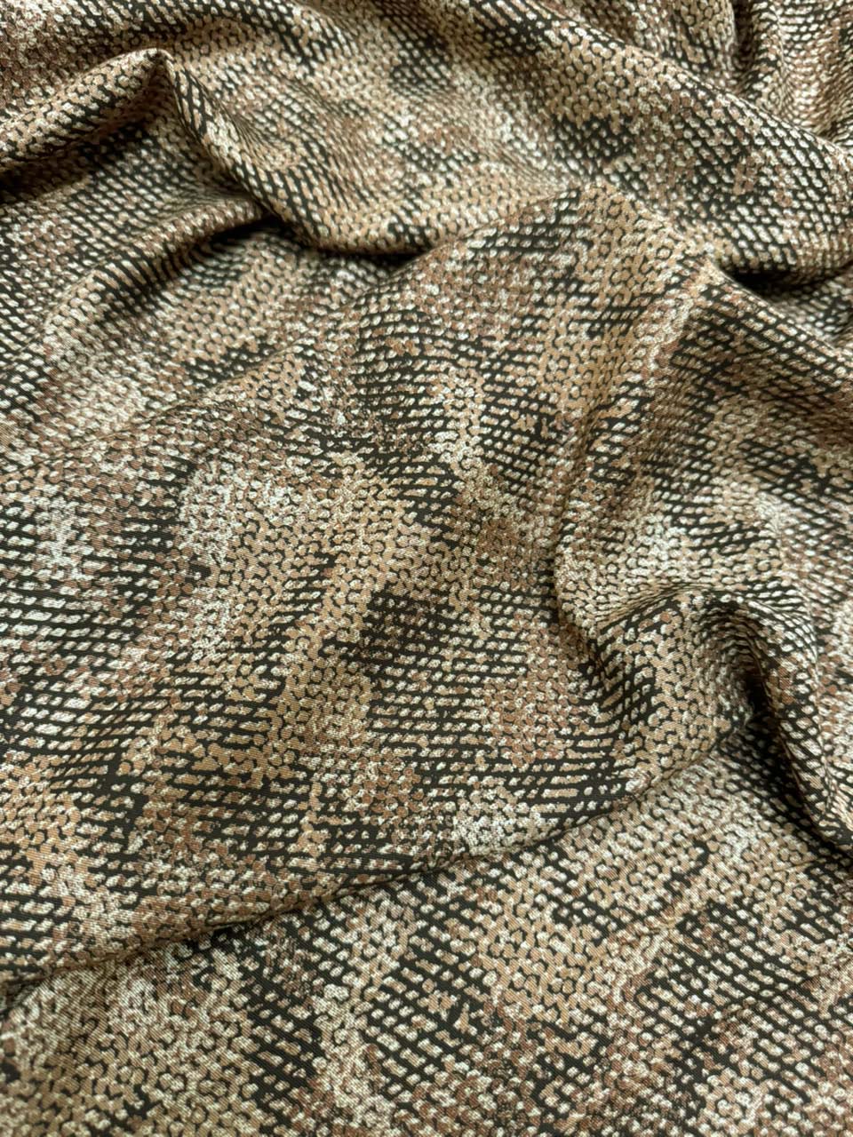 Aysel Luxe Marina Fabric - Abstract Camo Textured Print