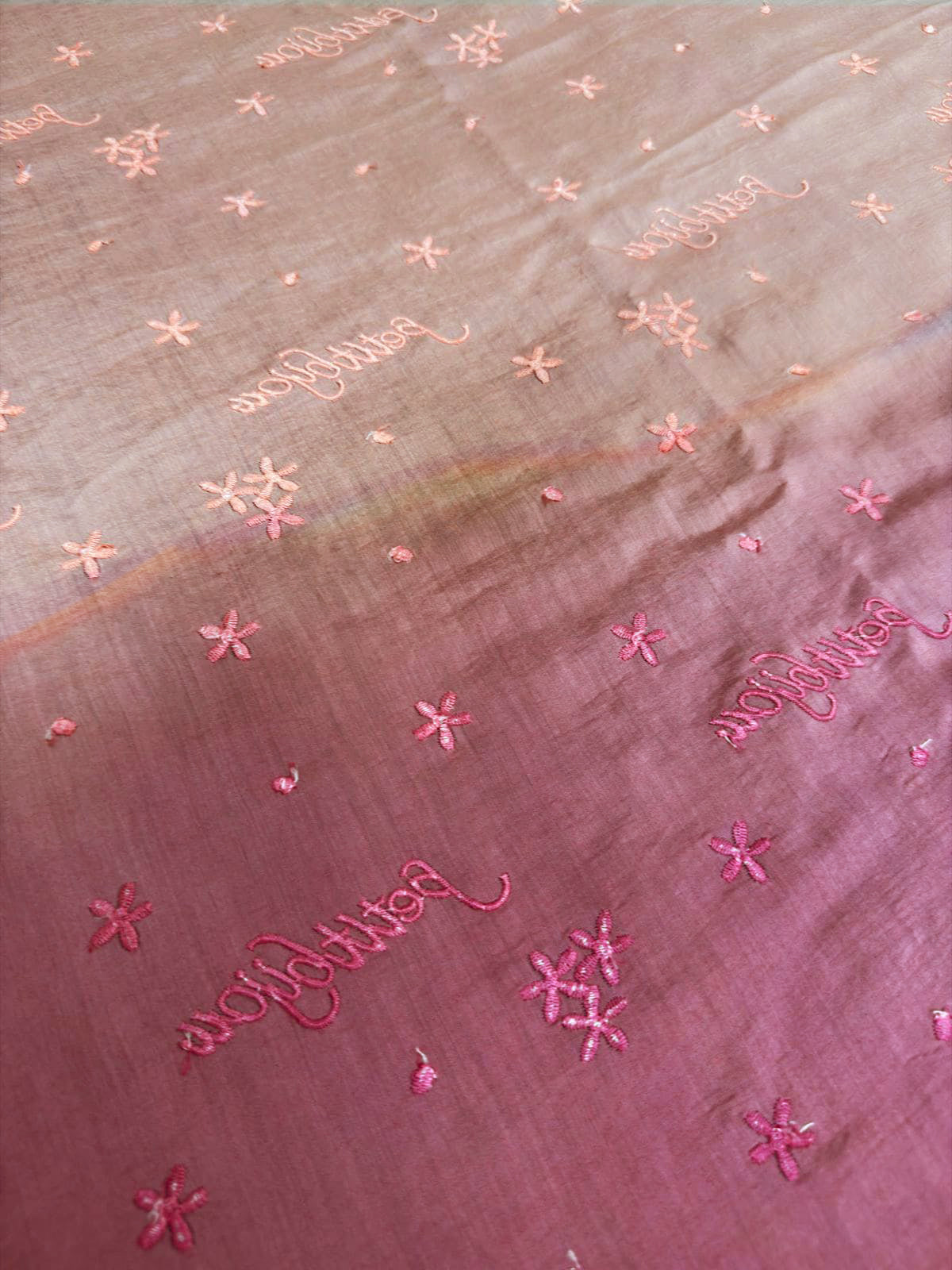 Luxury Paper Silk 2 Tone Chikankari Lawn SHIRT v13