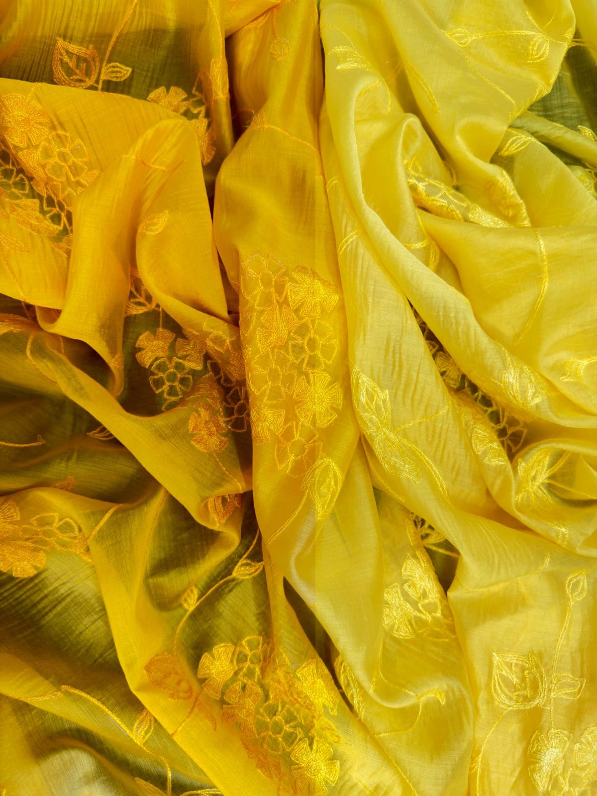 Luxury Paper Silk 2 Tone Chikankari Lawn SHIRT v14