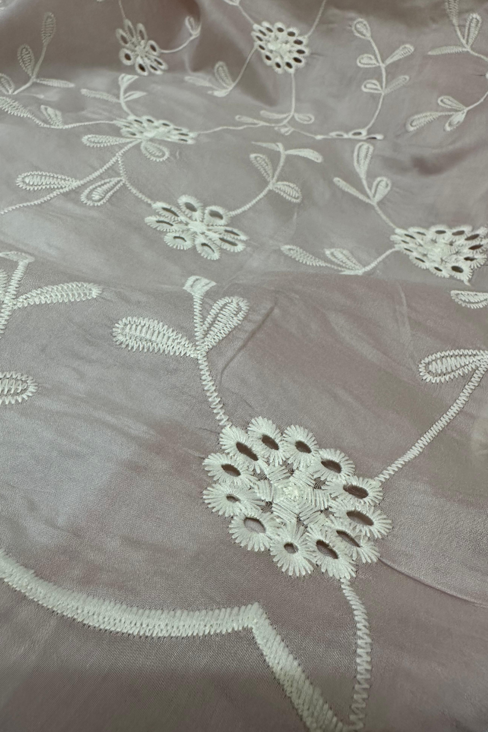 Imported Paper Silk Chikankari Shirt