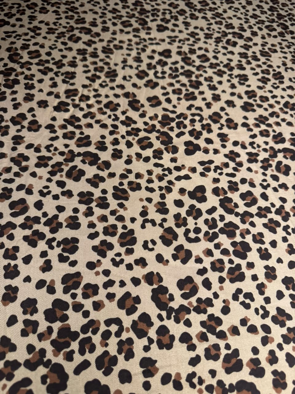 Marina Elaris - Beige & Brown Leopard Cheetah Animal Printed Fabric