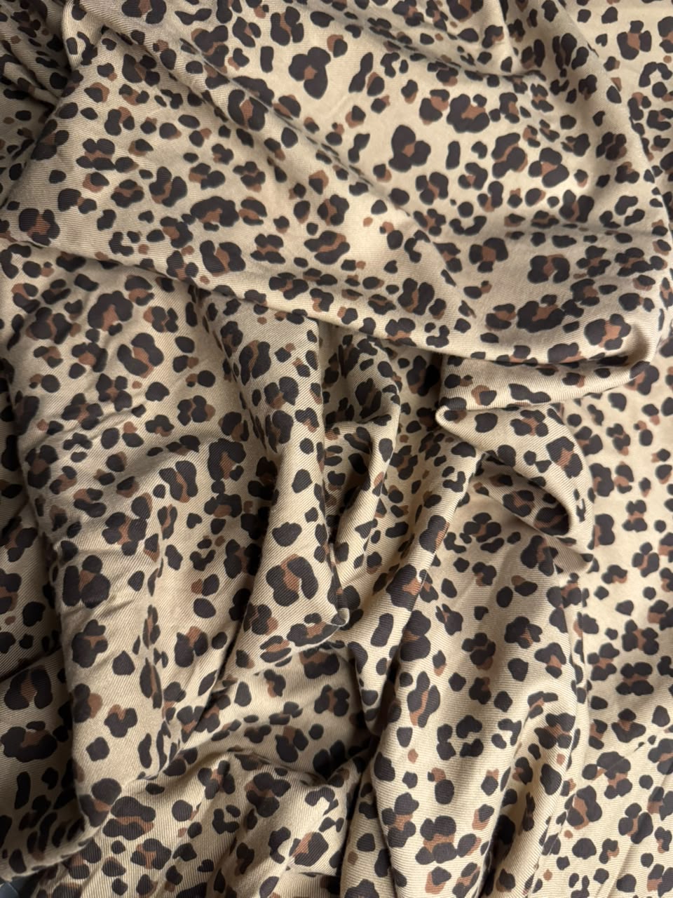 Marina Elaris - Beige & Brown Leopard Cheetah Animal Printed Fabric