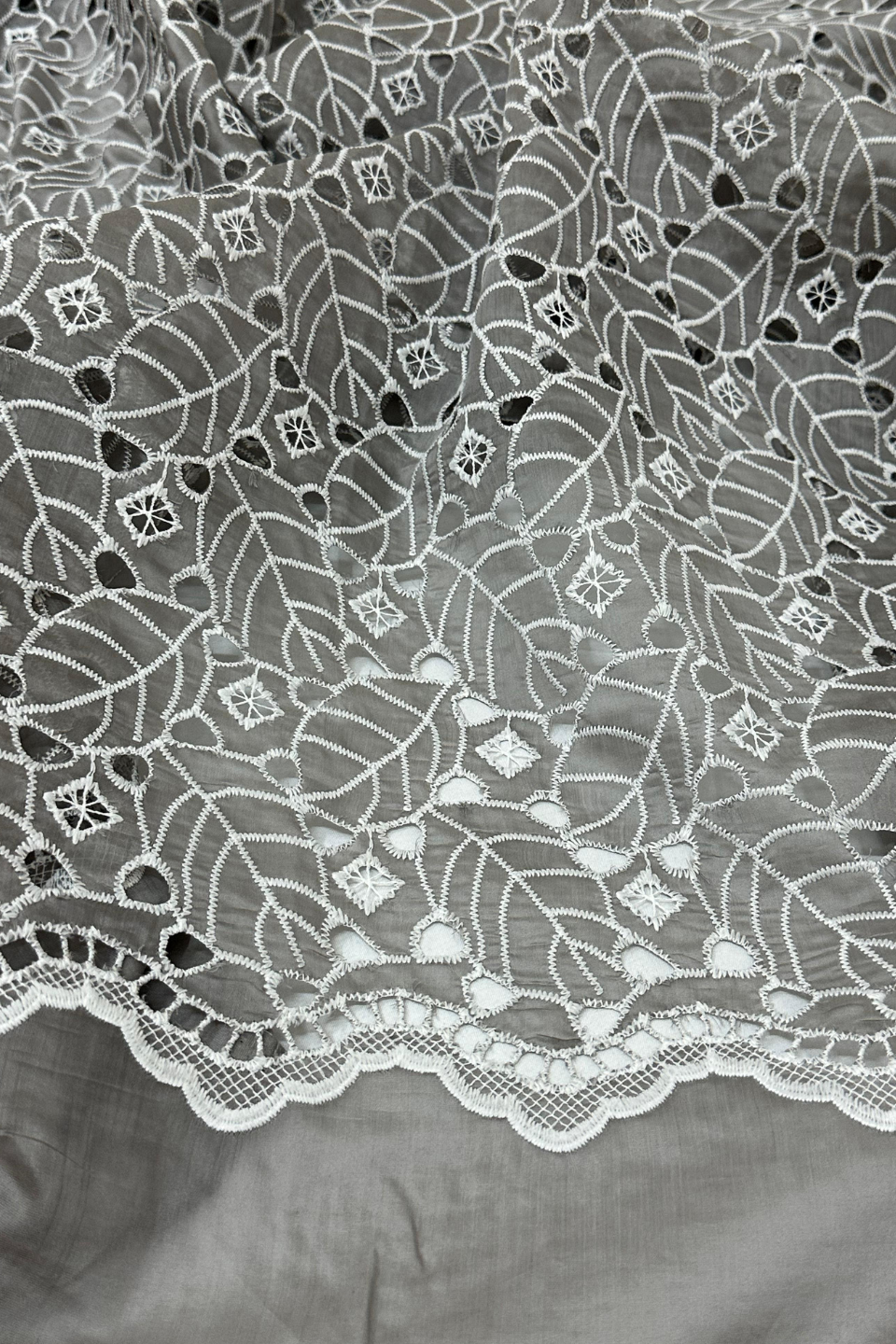 Imported Paper Silk Chikankari Shirt