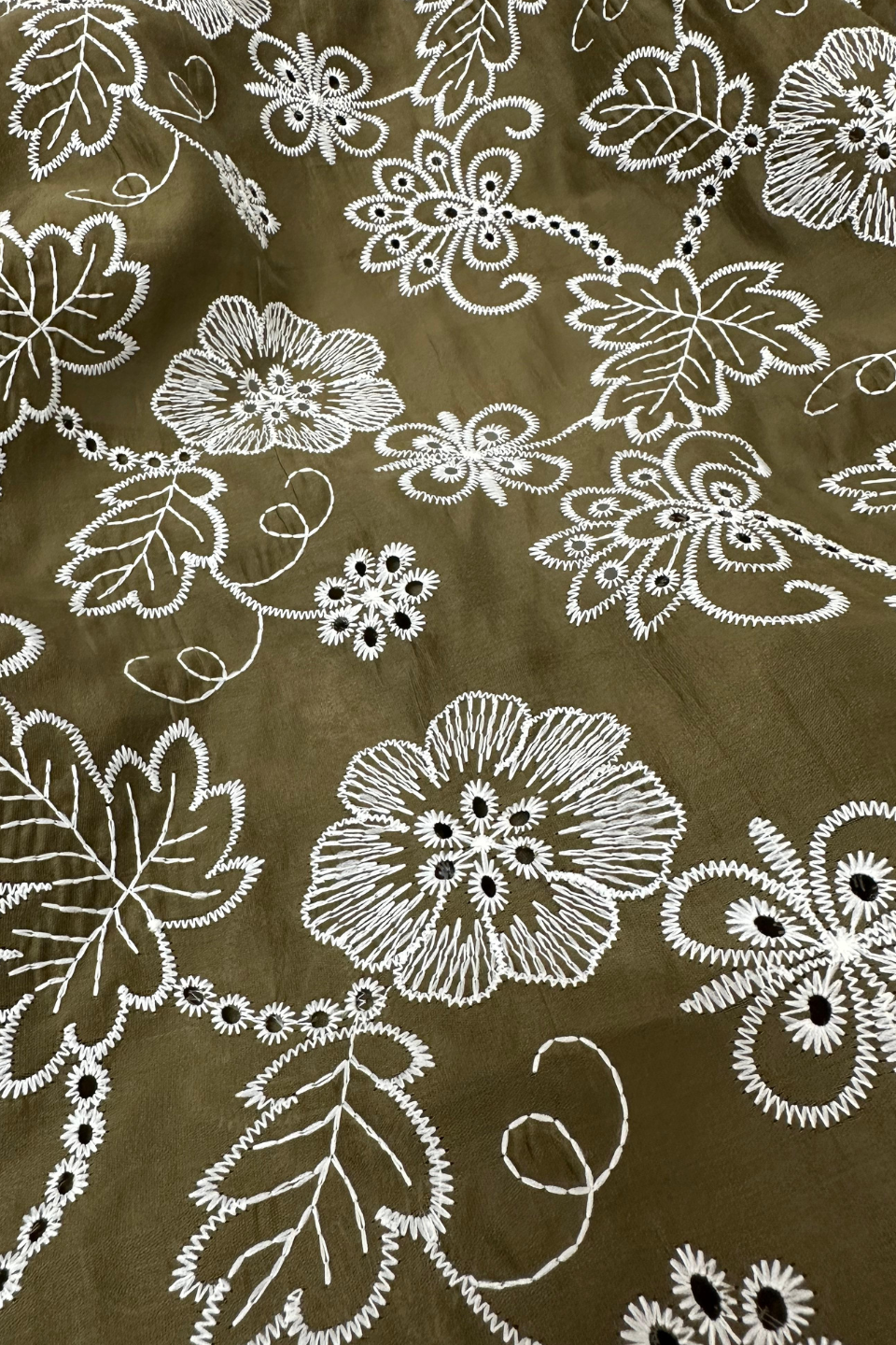 Imported Paper Silk Chikankari Shirt