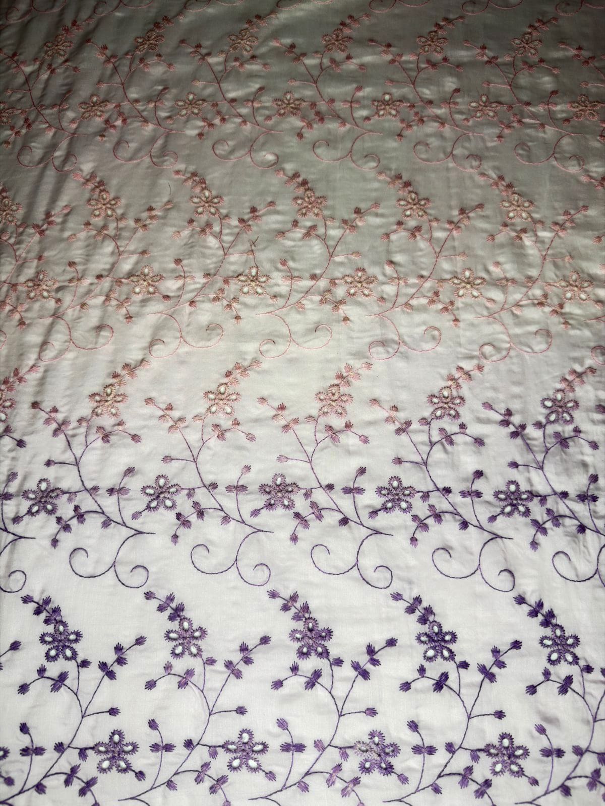 Luxury Paper Silk 2 Tone Chikankari Lawn SHIRT v11