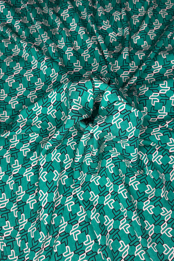 Print Imported Self Linen  2 Piece