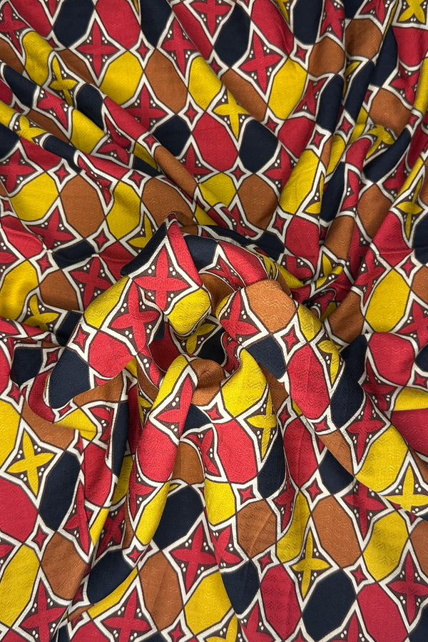 Print Imported Self Linen  2 Piece