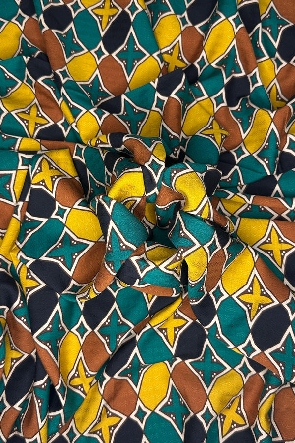 Print Imported Self Linen  2 Piece