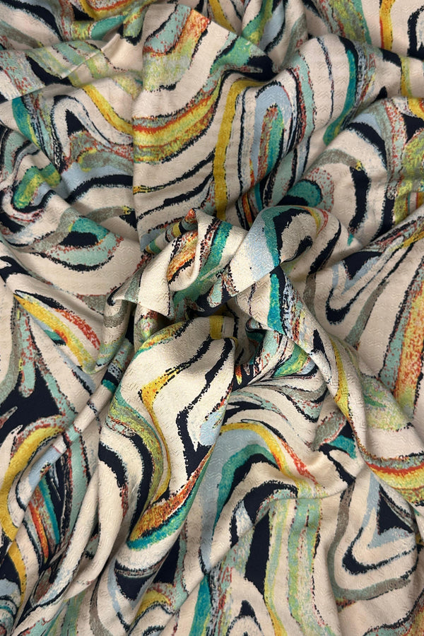 Print Imported Self Linen  2 Piece