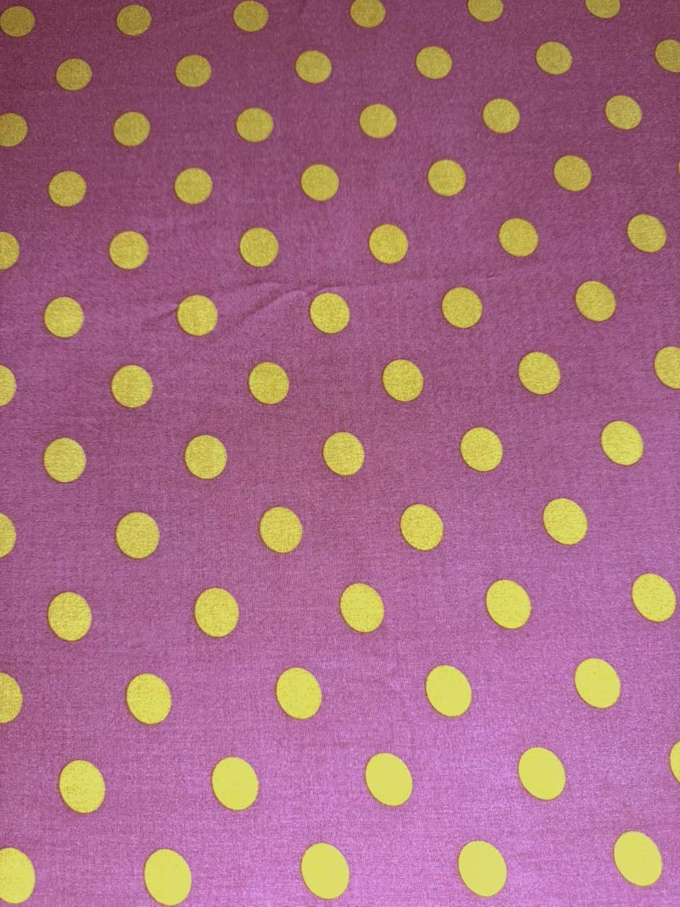 Premium Stone Linen – Golden Polka Dot Print | Mauve Pink