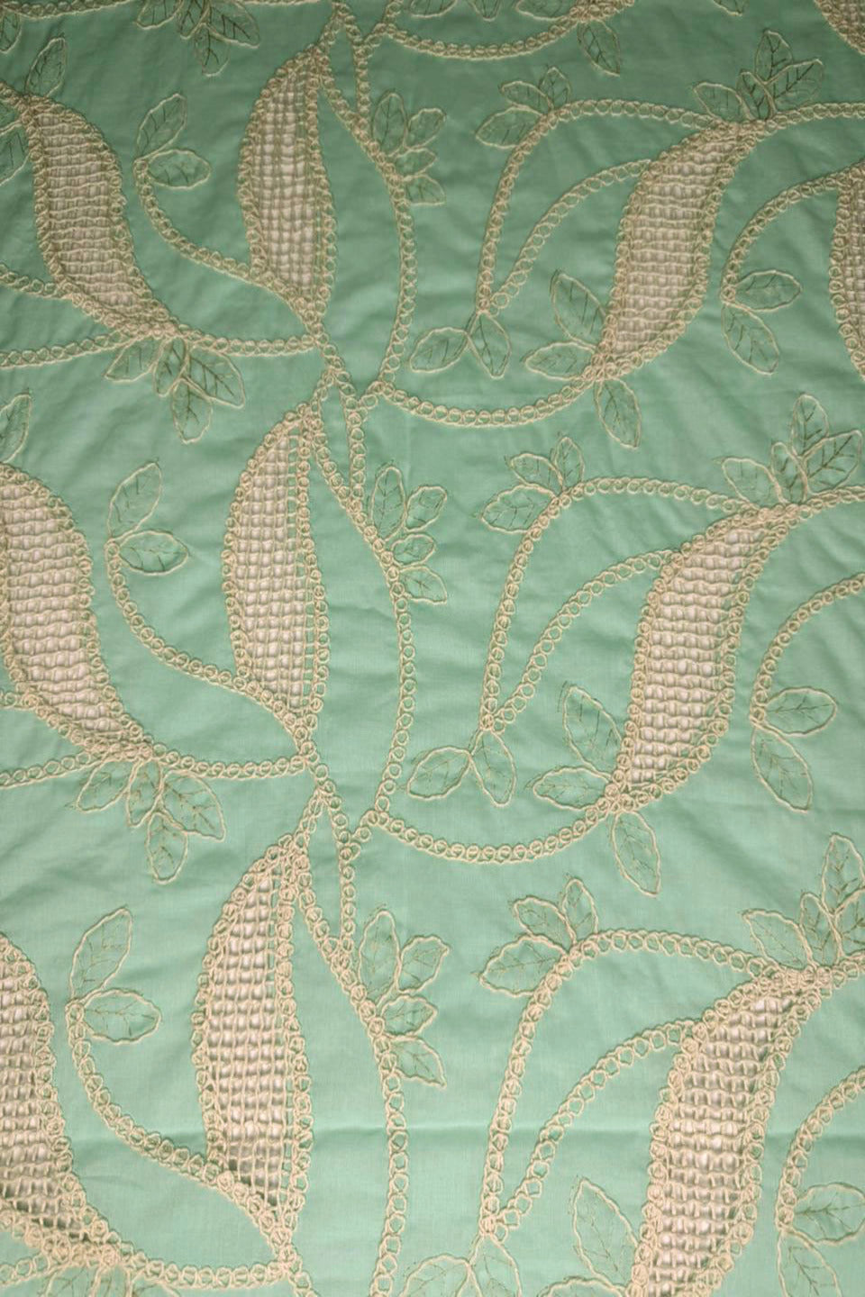 fresh green chikan kari close up