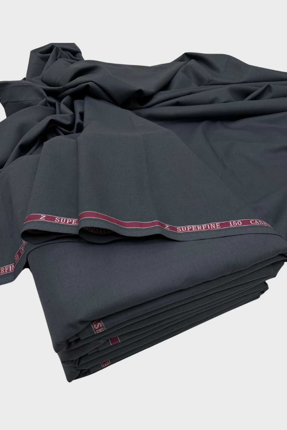 Superfine Cashmere Imported Suiting - Grey