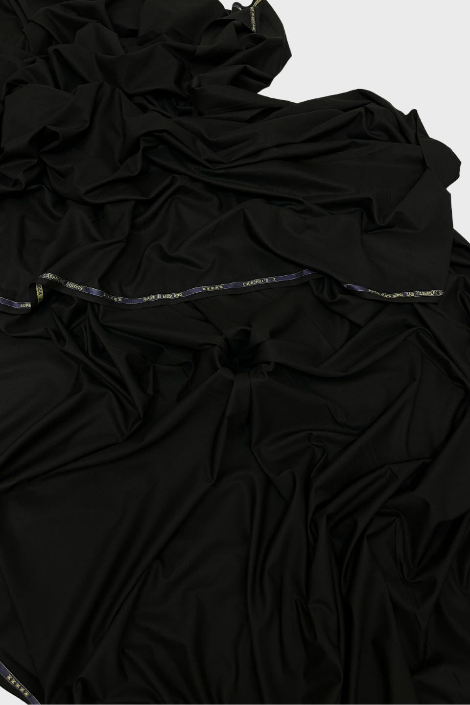 Metallizzato Imported Suiting - Black