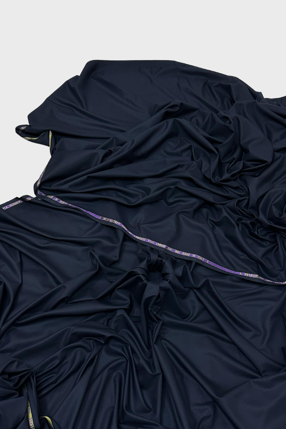 Metallizzato Imported Suiting - Navy Blue