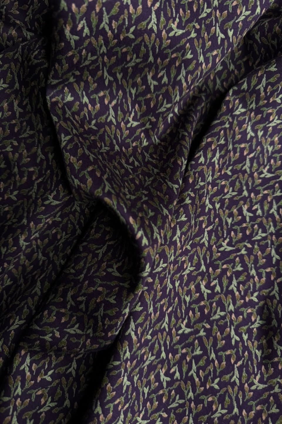 Velora Marina Micro Foliage Printed Suit - Dark Espresso