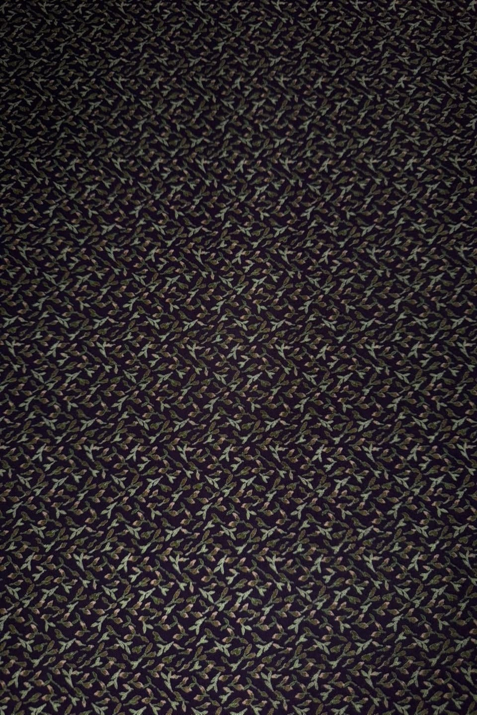 Velora Marina Micro Foliage Printed Suit - Dark Espresso