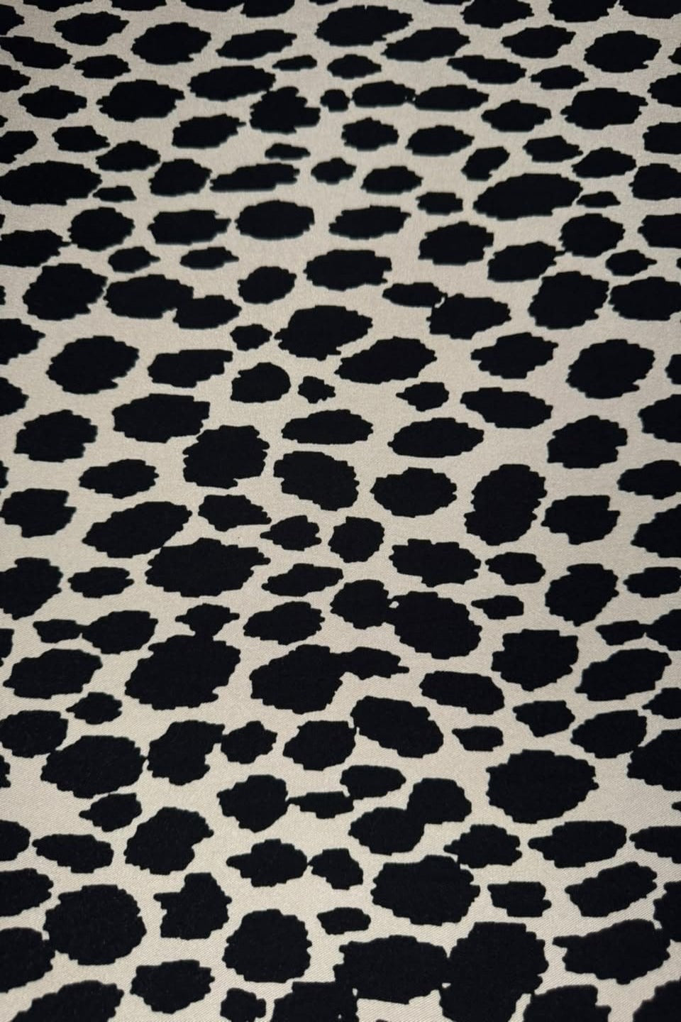 Velora Marina Cheetah Spot Printed Suit - Off White & Black