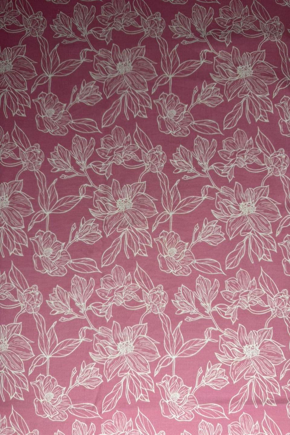 Floral pattern on a pink background