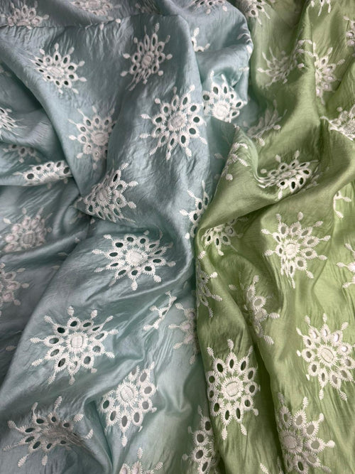 Luxury Paper Silk 2 Tone Chikankari Lawn SHIRT v9