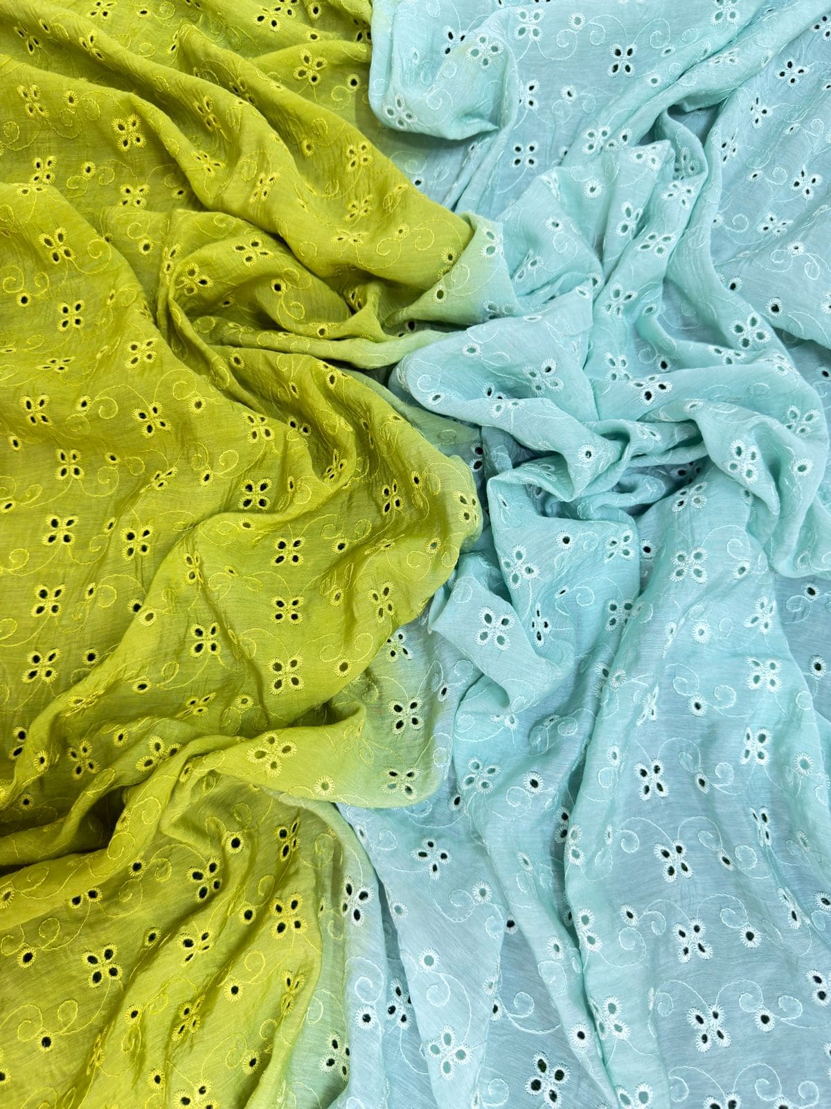 Luxury Paper Silk 2 Tone Chikankari Lawn SHIRT v19