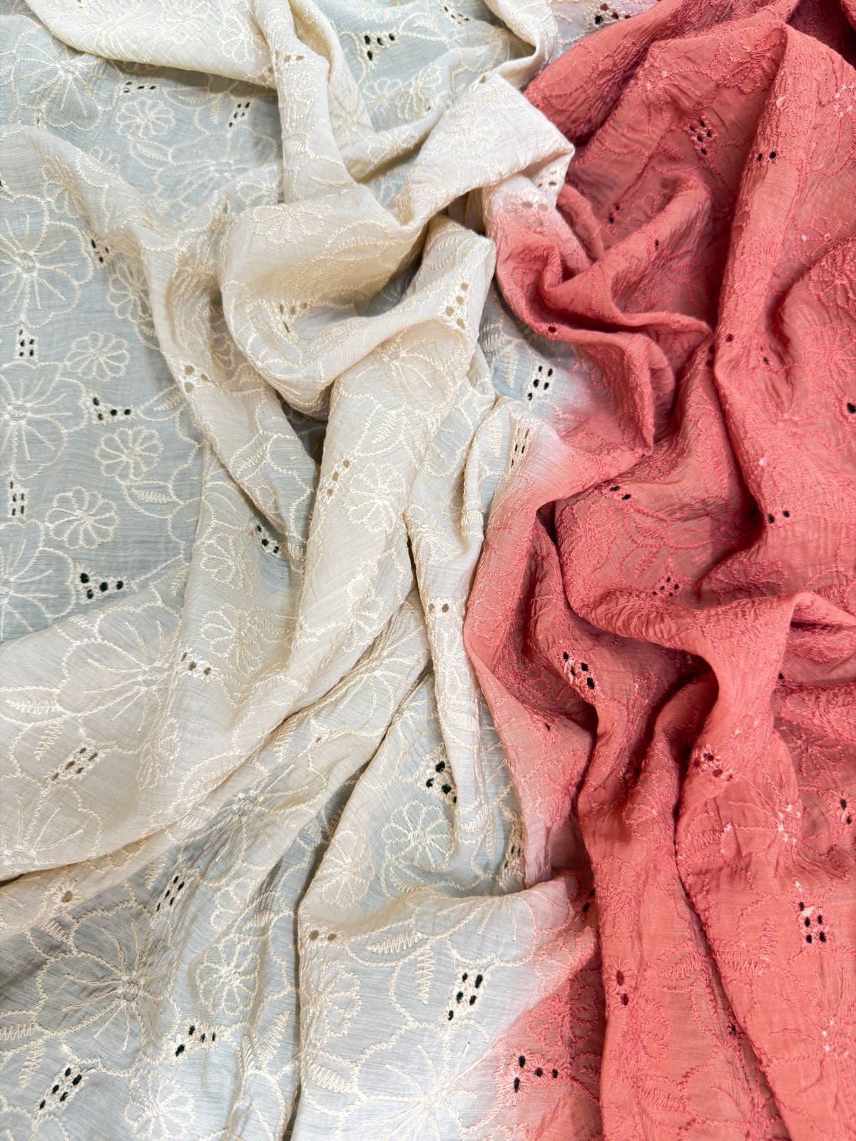 Luxury Paper Silk 2 Tone Chikankari Lawn SHIRT v20