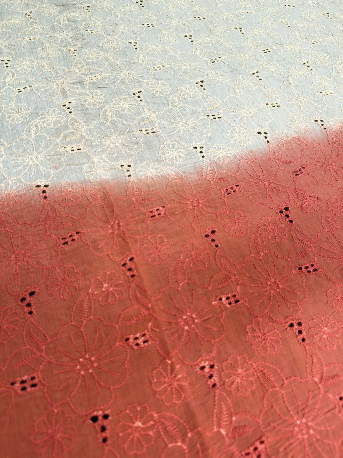 Luxury Paper Silk 2 Tone Chikankari Lawn SHIRT v20