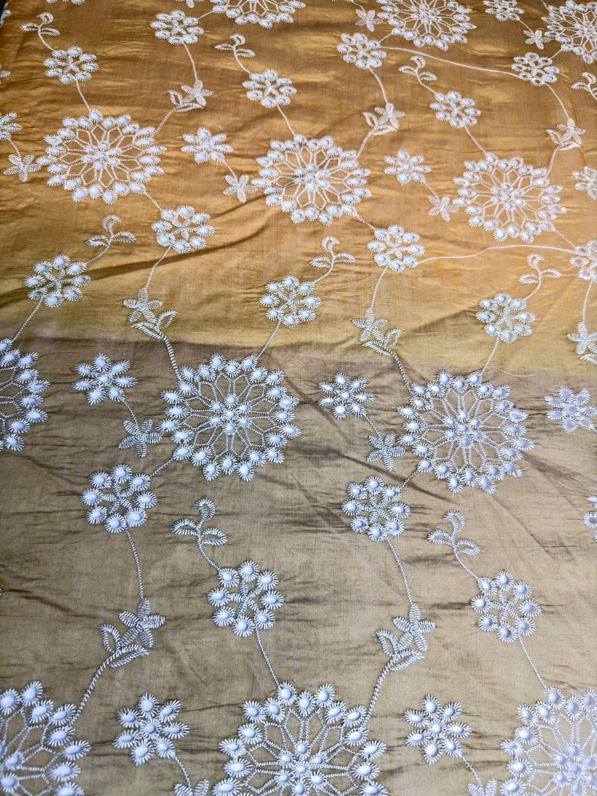 Luxury Paper Silk 2 Tone Chikankari Lawn SHIRT v16