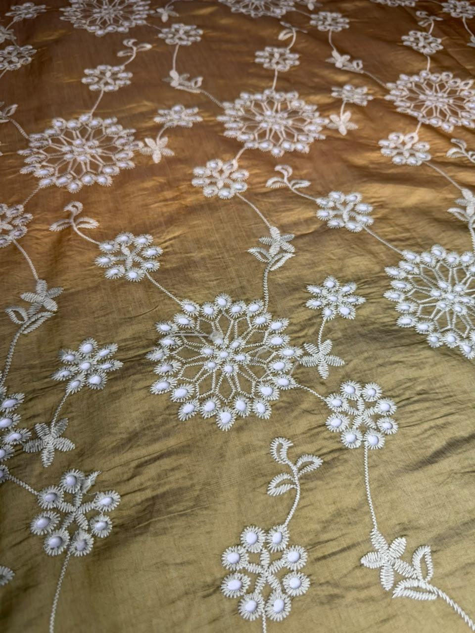 Luxury Paper Silk 2 Tone Chikankari Lawn SHIRT v16