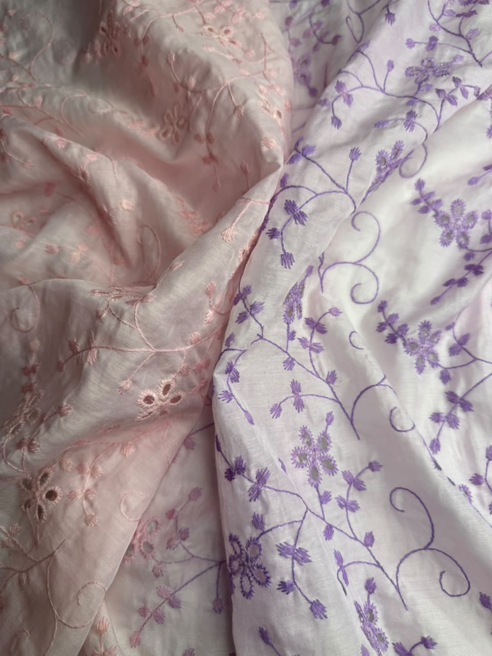 Luxury Paper Silk 2 Tone Chikankari Lawn SHIRT v11