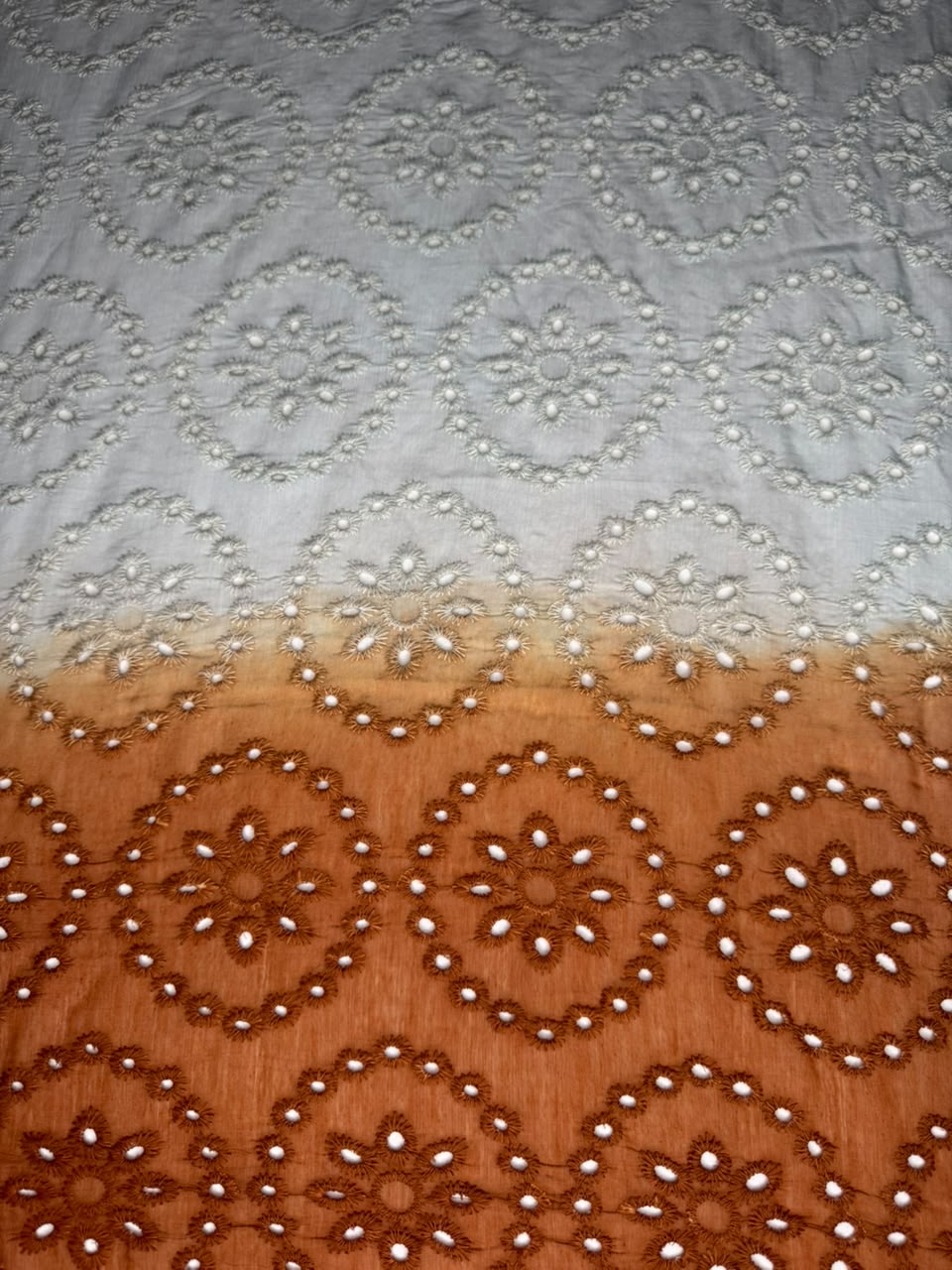 Luxury Paper Silk 2 Tone Chikankari Lawn SHIRT v17