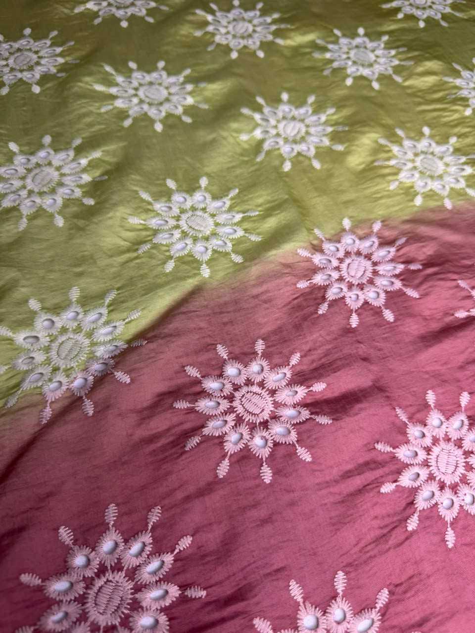Luxury Paper Silk 2 Tone Chikankari Lawn SHIRT v21