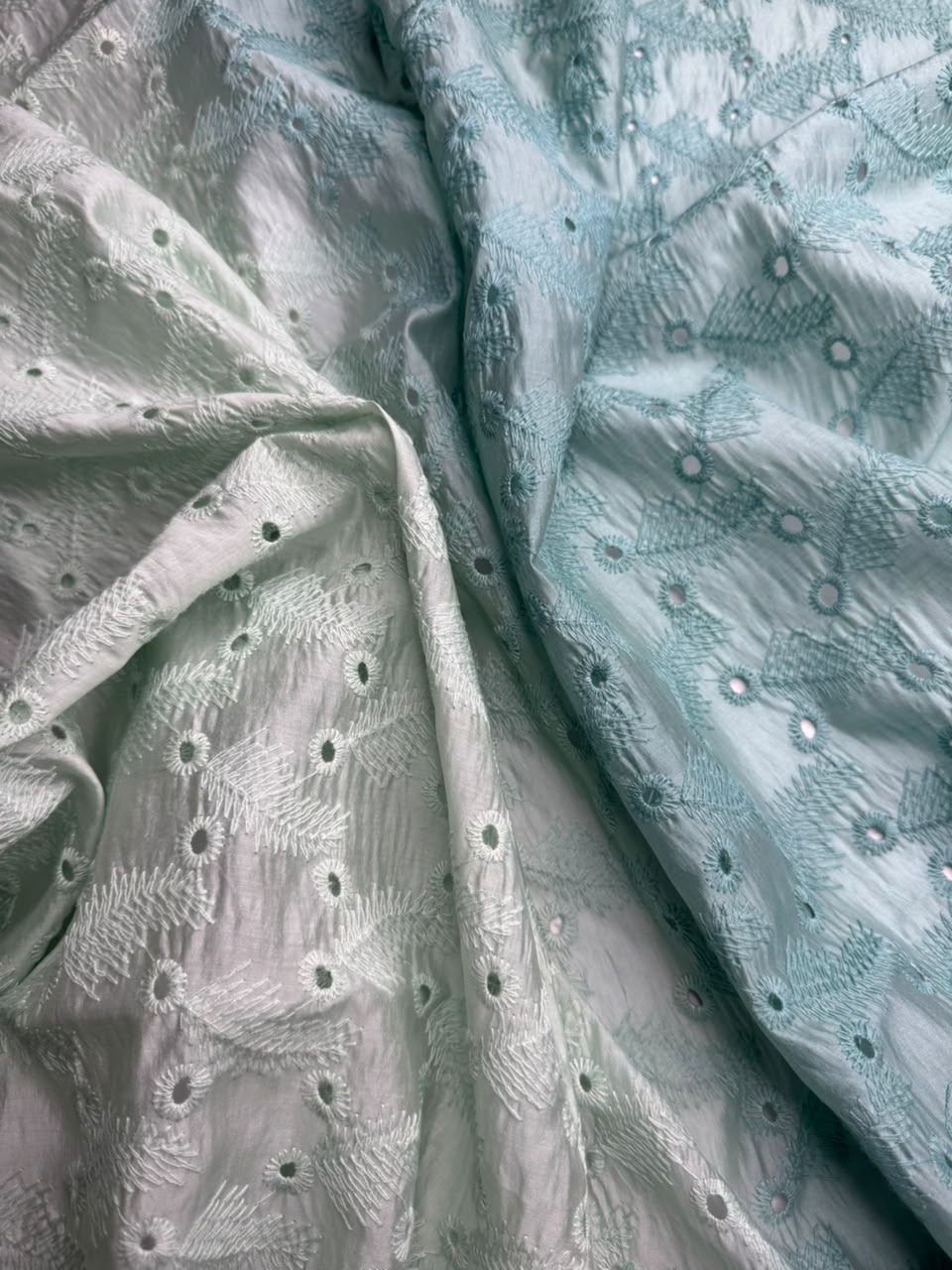 Luxury Paper Silk 2 Tone Chikankari Lawn SHIRT v15