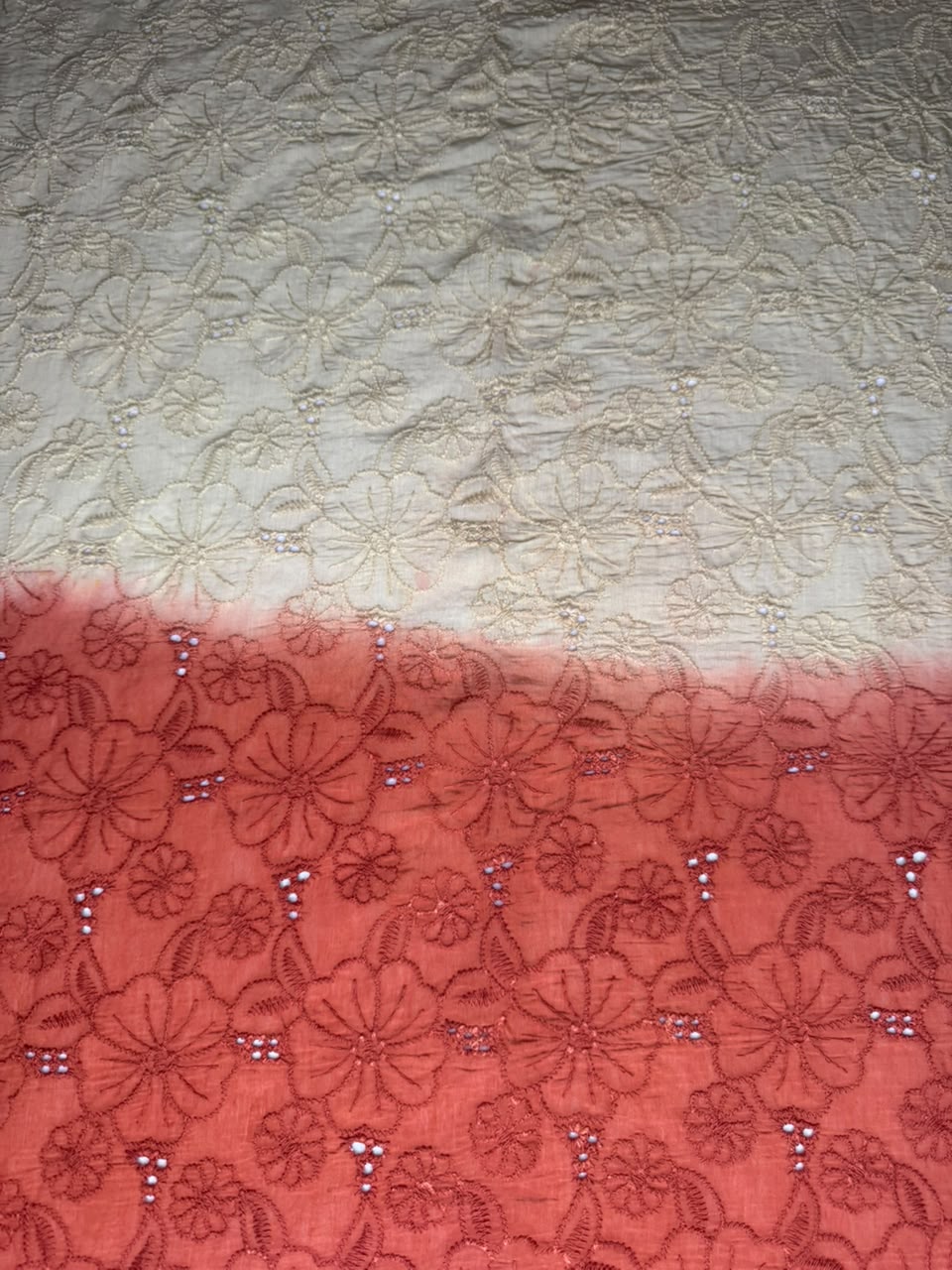 Luxury Paper Silk 2 Tone Chikankari Lawn SHIRT v20