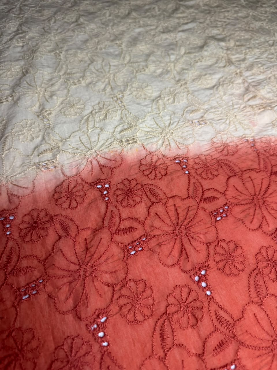 Luxury Paper Silk 2 Tone Chikankari Lawn SHIRT v20