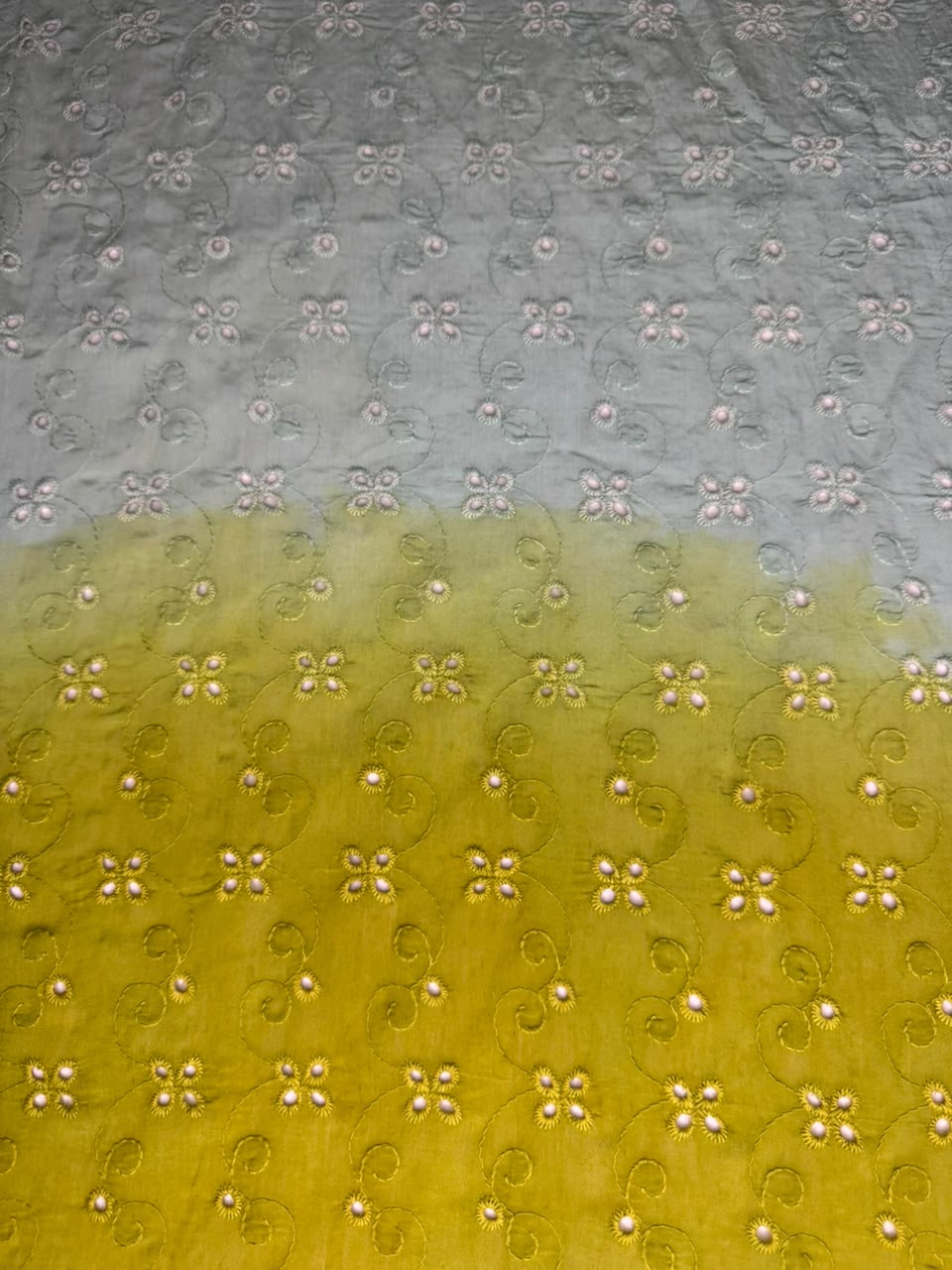 Luxury Paper Silk 2 Tone Chikankari Lawn SHIRT v19