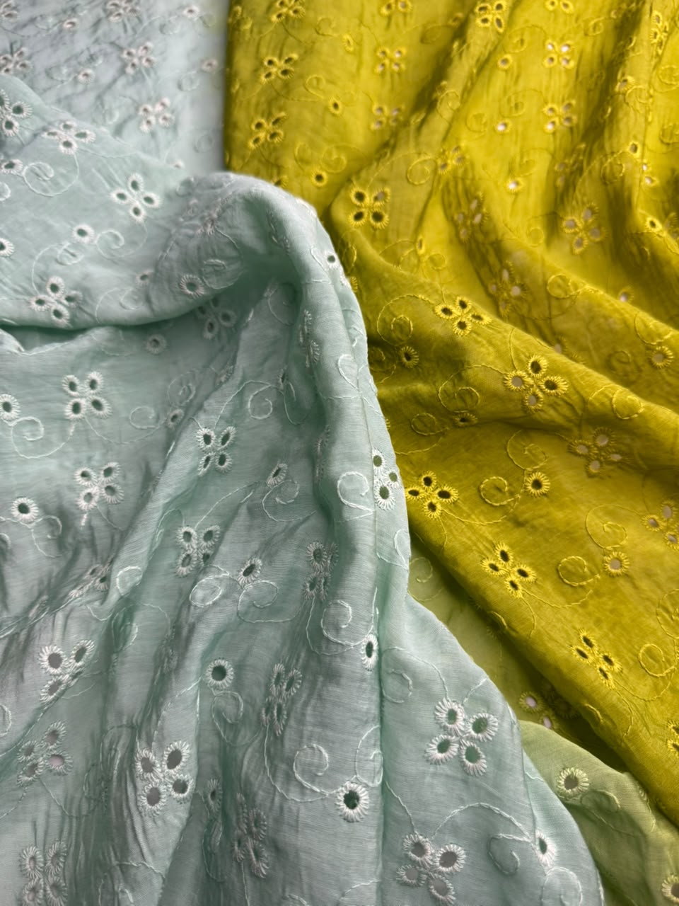 Luxury Paper Silk 2 Tone Chikankari Lawn SHIRT v19