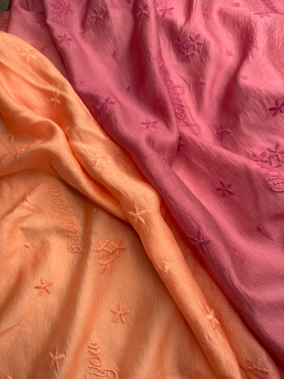 Luxury Paper Silk 2 Tone Chikankari Lawn SHIRT v13