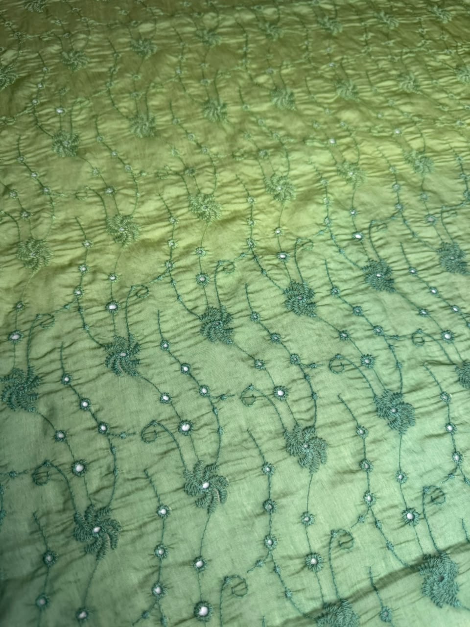 Luxury Paper Silk 2 Tone Chikankari Lawn SHIRT v12