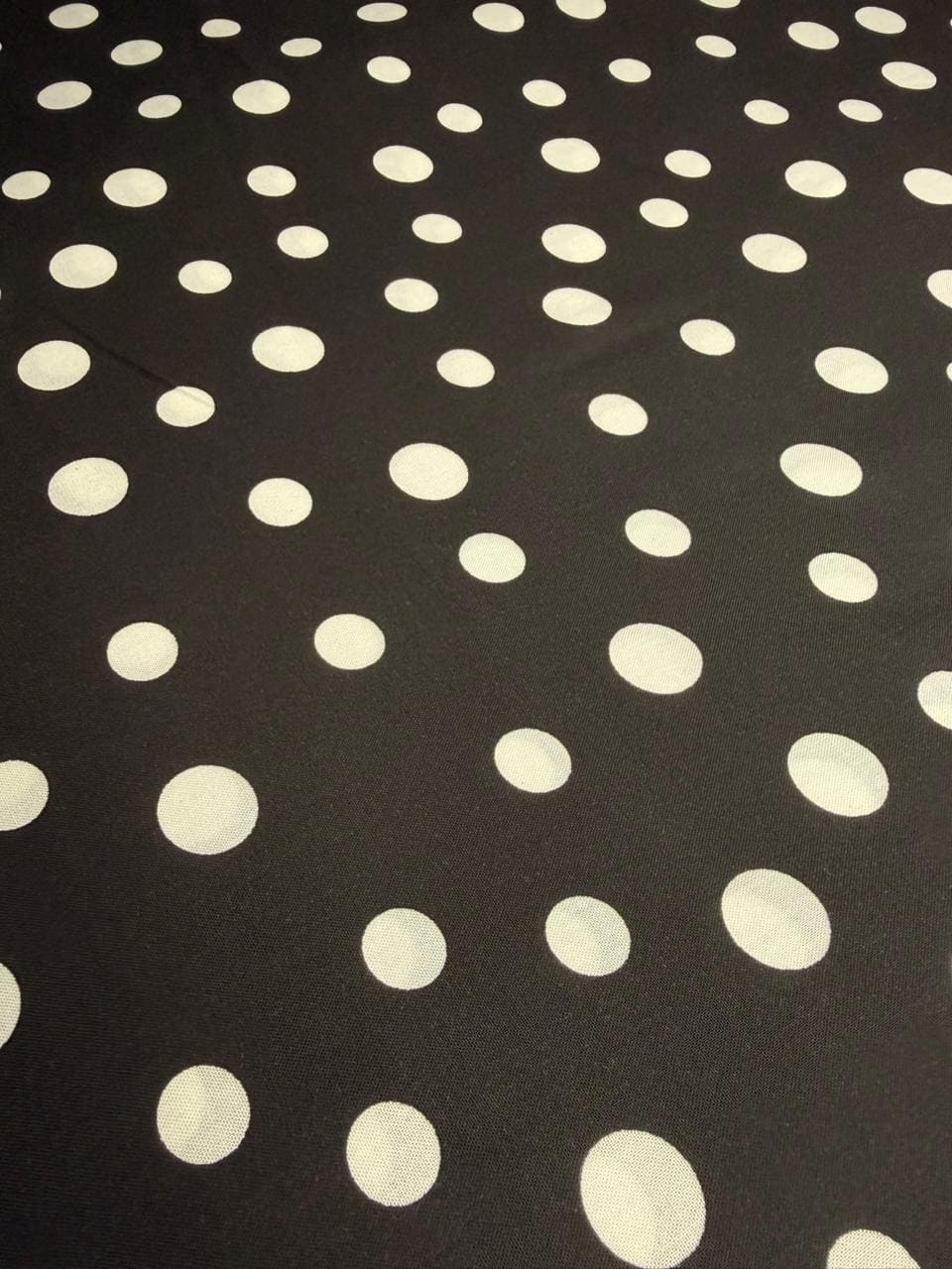 Luxury Imported Stone Linen Jet Black Polka Dot Printed Shirt & Trouser