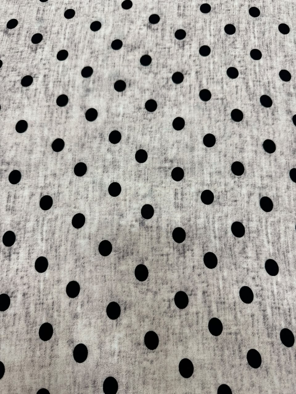 Premium Stone Linen – Black Polka Print | Baby Pink Grey