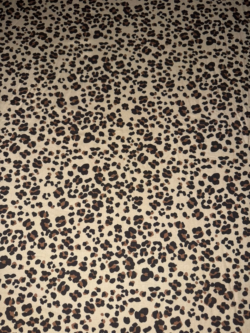 Marina Elaris - Beige & Brown Leopard Cheetah Animal Printed Fabric