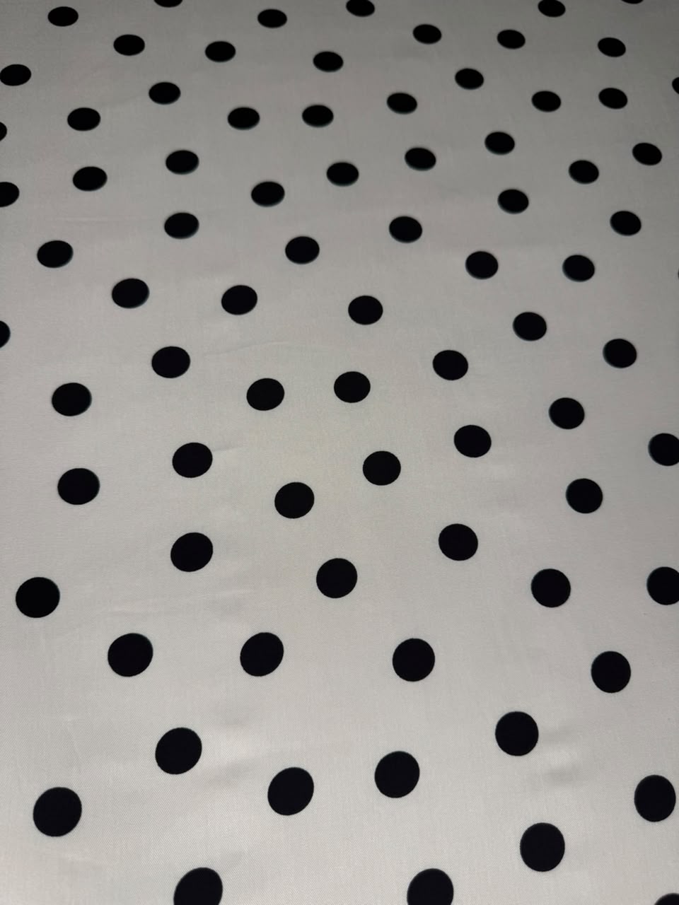 Marina Elaris – Cream Off-White & Black Polka Dot Printed Unstitched 2 Piece Suit