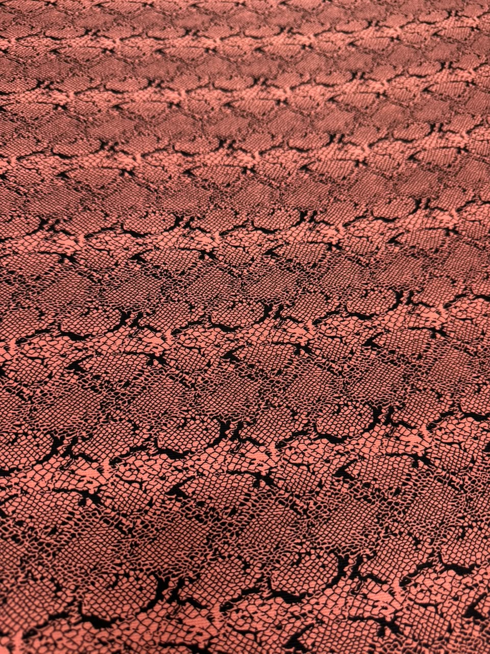 Marina Elaris - Rust Snake Animal Print Printed Fabric