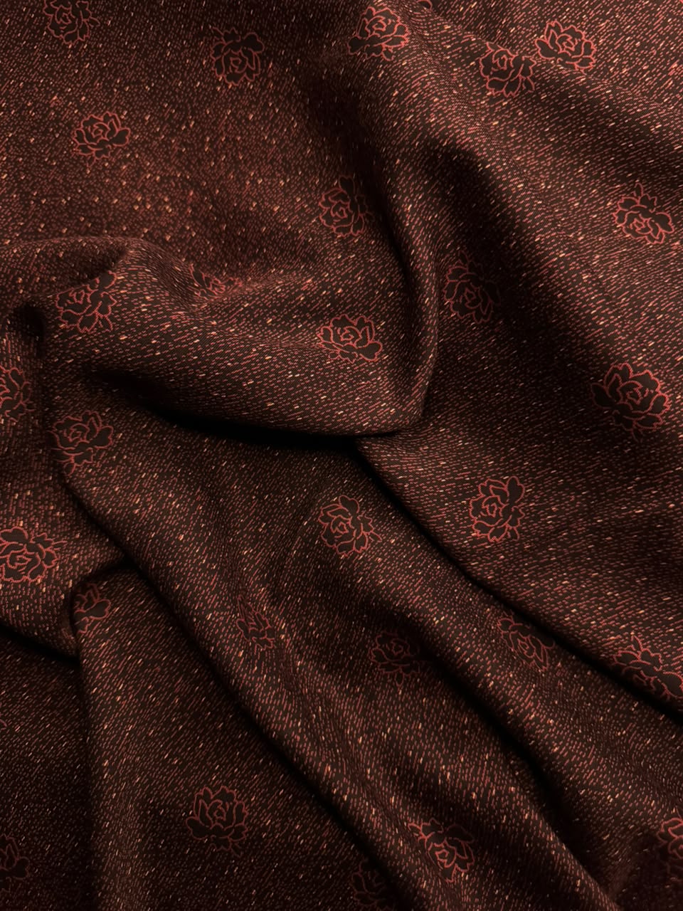 AYSEL LUXE MARINA - Scarlet Rose - Dark Brown & Red