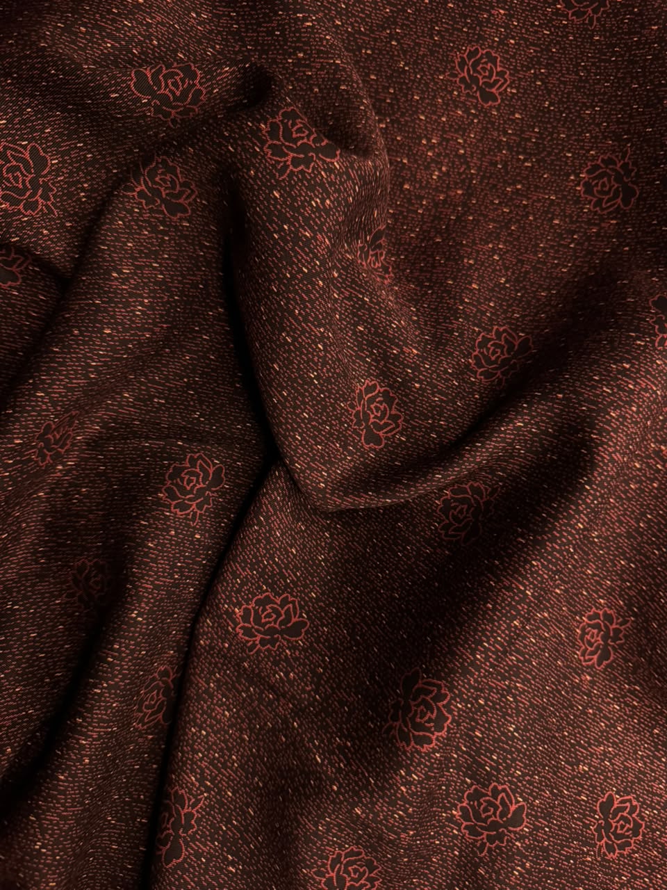 AYSEL LUXE MARINA - Scarlet Rose - Dark Brown & Red