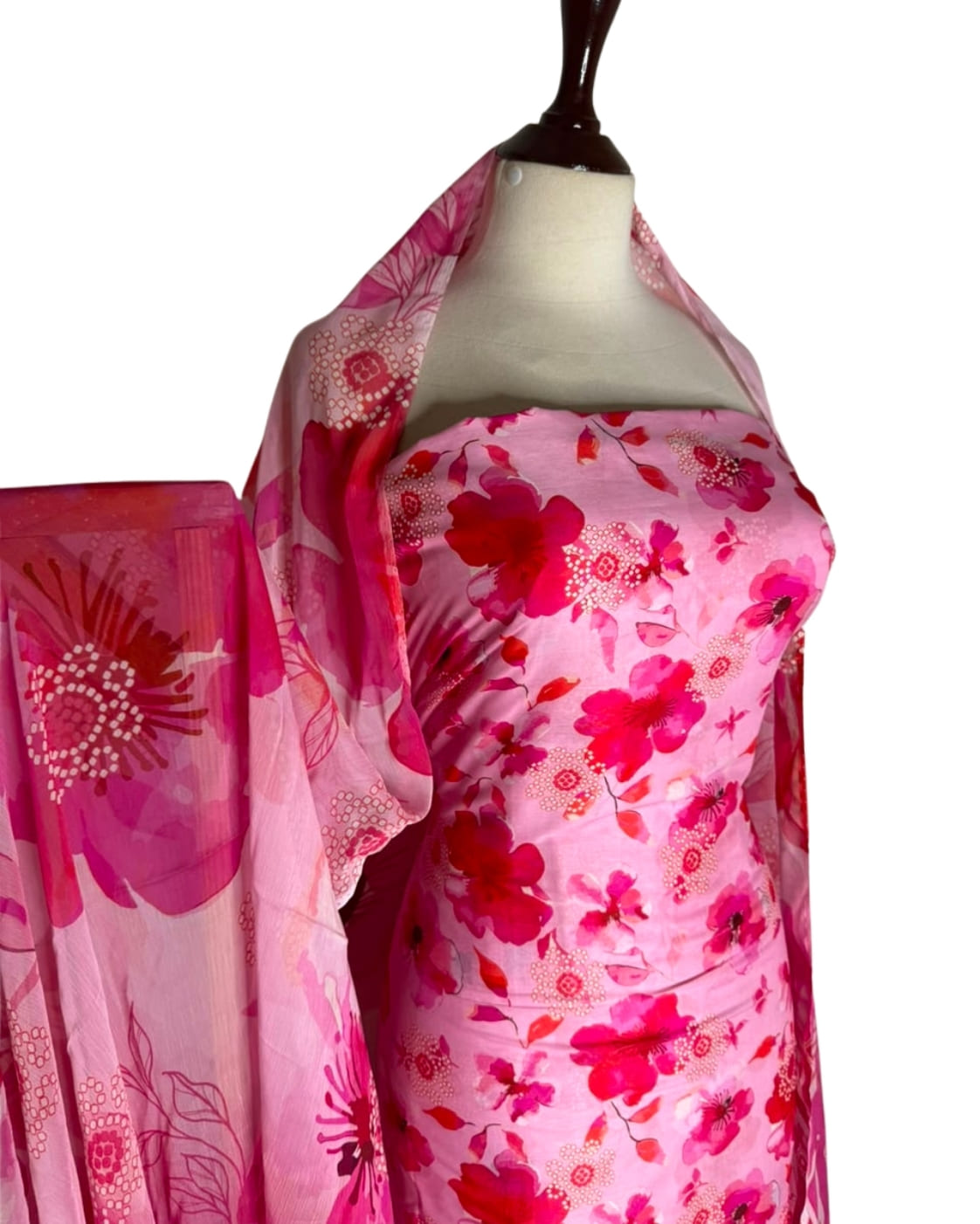 Anmol Luxe Printed Lawn 3 Piece | Same Cut Shirt Trouser & Luxury Bamber Dupatta
